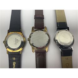 Two automatic wristwatches including Herculeo and Ramona and four manual wind wristwatches including Zenith, Swiss Watch Company and Accurist
