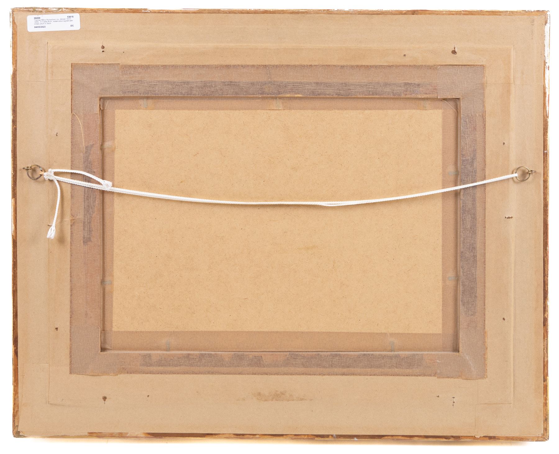 Thomas Miles Richardson Jnr. (British 1813-1890): 'A Castle Ruin', watercolour signed with initials 24cm x 35cm