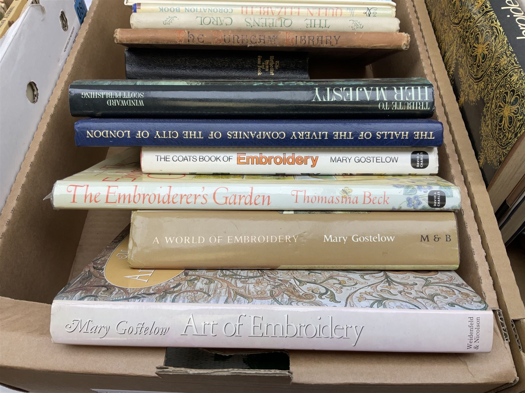 Collection of books, to include British Birds by F.B Kirkman and F.C.R Jourdain, five volumes of Time Life The Seafarers, books on embroidery etc, in four boxes 