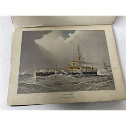 Charles Rathbone Low: Her Majesty's Navy, including its Deeds and Battles', five vols of six., pub J.S. Virtue & Co., London, 1890 (5)