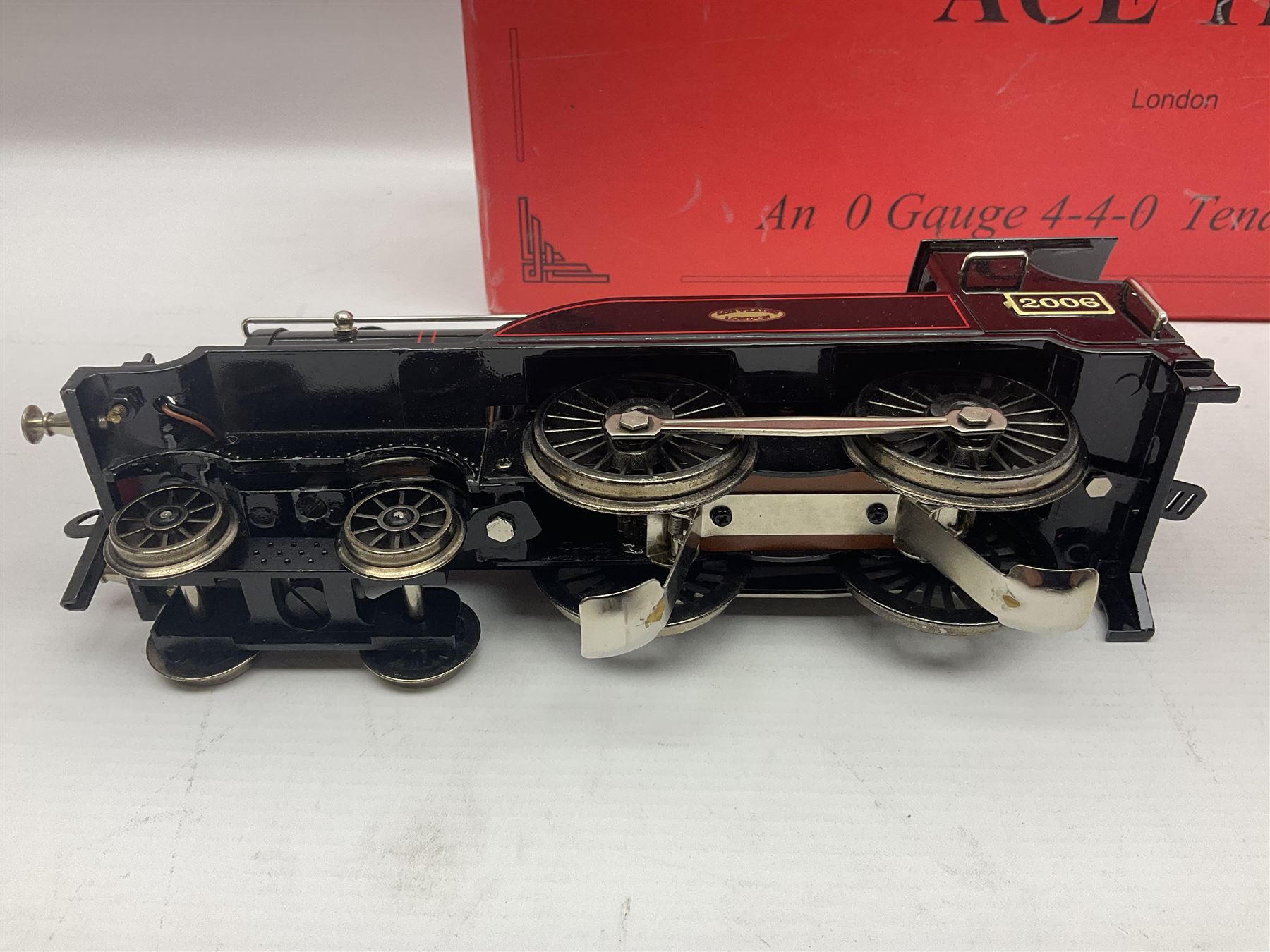 Ace Trains '0' gauge - E3 '2006 Celebration Class' 4-4-0 tender locomotive No.2006 in LMS black; boxed with original packaging and paperwork