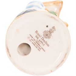 Twelve Royal Doulton Bramley Hedge figures, including Wilfred Entertains DBH23, Mrs Toadflax DBH11, Conker DBH21, Poppy Eyebright DBH1, Flax Weaver DBH20