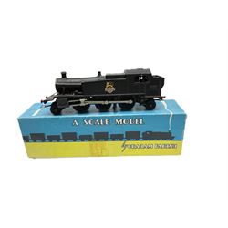 Graham Farish '00' gauge - four locomotives comprising GWR Class 81xx 2-6-2 Prairie Tank in BR black, cast No.8103; GWR Class 81xx 2-6-2 Prairie Tank in GWR green, cast No.8103; both in original boxes; Southern Class Q 0-6-0 with tender, cab sides cast with FORMO, in BR black; and another 0-6-0 with personalised gilt No.564; both unboxed (4)