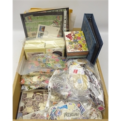  Collection of Great British stamps including all reigns from Queen Victoria to Queen Elizabeth II, Queen Victoria penny lilacs, used postage on and off paper, PHQ cards, Great British stamps on stock cards, Queen Victoria stamps mounted on album pages, FDCs etc  