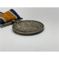 WW1 group of three medals comprising British War Medal, Victory Medal and 1914-15 Star awarded to 90434 Gnr. R.G. Rhodes R.F.A./R.A.; all with ribbons