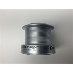 Four fixed spool reels, all in original boxes, comprising Shimano Ultegra 5500 XSD, with spare spool, Mitchell Autosurf 700, with spare spool, Shimano Sedona 600 FB with spare spool and D.A.M Quick 5001