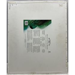 Janice Stubbs (British Contemporary): Silverback Gorilla, oil on canvas board signed and dated 2010, 56cm x 45.5cm (unframed)