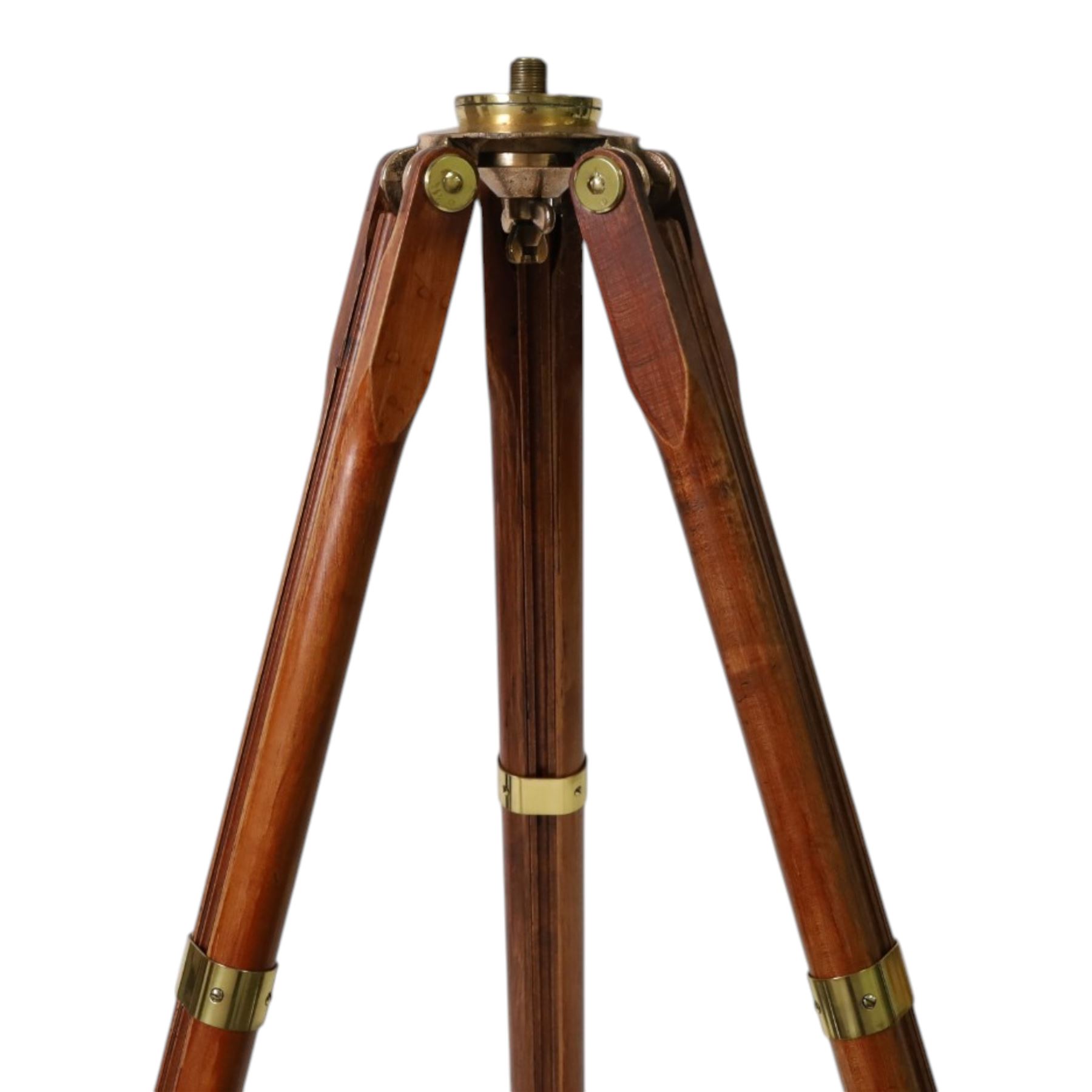 Brass telescope inscribed J.Lizars Glasgow & Edinburgh, with a library tripod and a larger wooden tripod, two spare eyepieces and original box