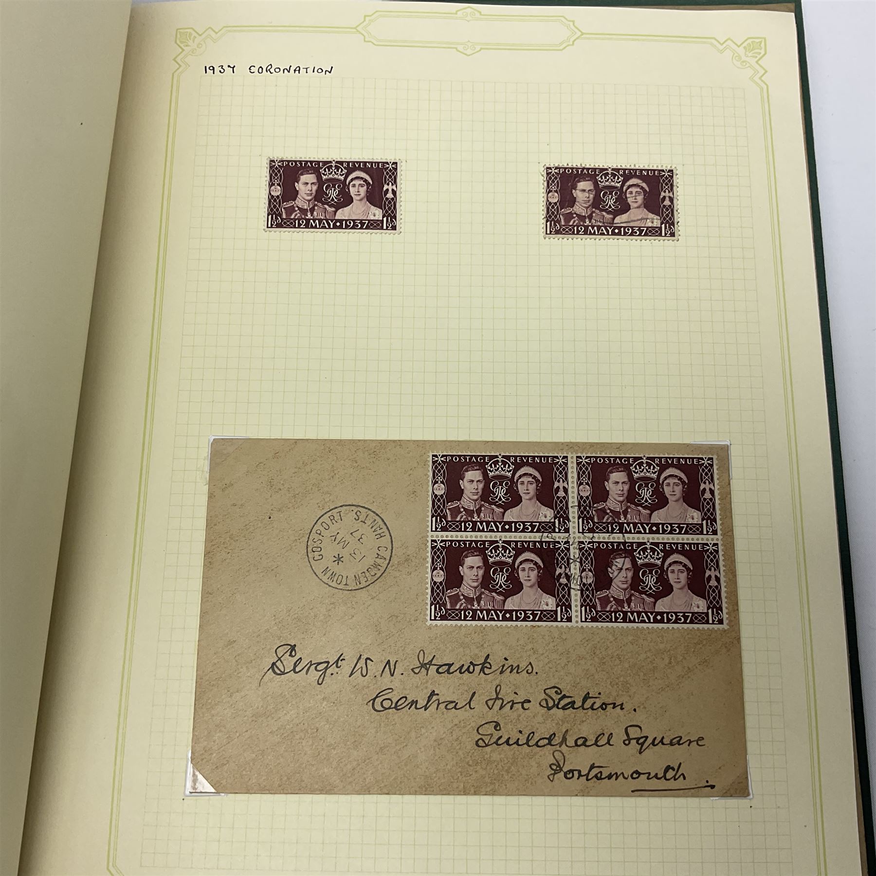 Great British Queen Victoria and later stamps, including perf penny reds, half penny 'bantam', King George V half crown seahorse, Queen Elizabeth II pre-decimal issues etc, housed in a green 'Windsor Album'