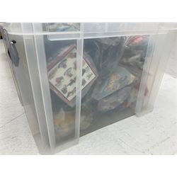 Large quantity of Mcdonalds toys to include Mario in three boxes