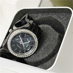 Large collection of costume jewellery and watches including DKNY, stone necklaces etc 