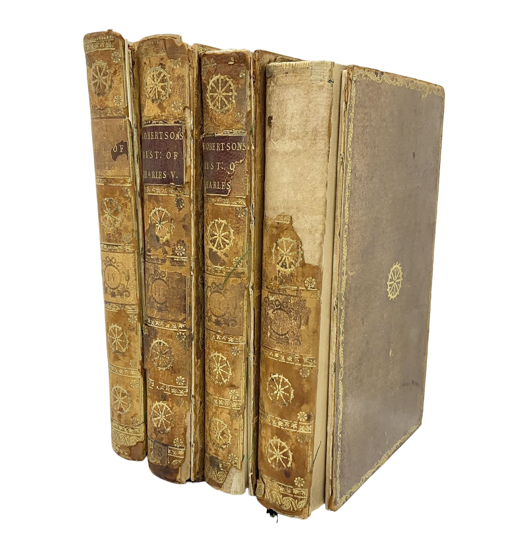 William Robertson; The History of the Reign of the Emperor Charles V, in four volumes, W.S Strahan 1955