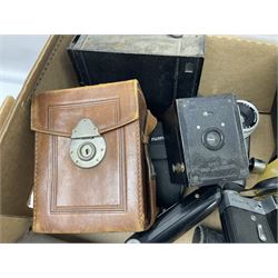 Corfield Periflex Gold Star camera body with Lumax 1:2:4 50mm lens, and other camera bodies and equipment