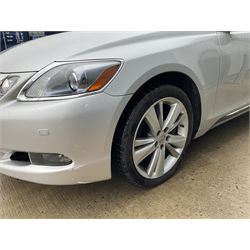 Lexus GS 450h saloon car, 3.5 SE-L, 4 door, CVT Auto
Year: 2010, September
Colour: Silver
Mileage: 50,000 approx.
Fuel: Petrol Hybrid
MOT Exp: 9th April 2025
Reg: RF60 YNV
V5: No

For sale by instruction from a local estate
Buyers Premium 10% plus VAT (12% inc.)

