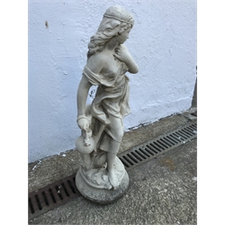 Composite stone classical style woman, H67cm