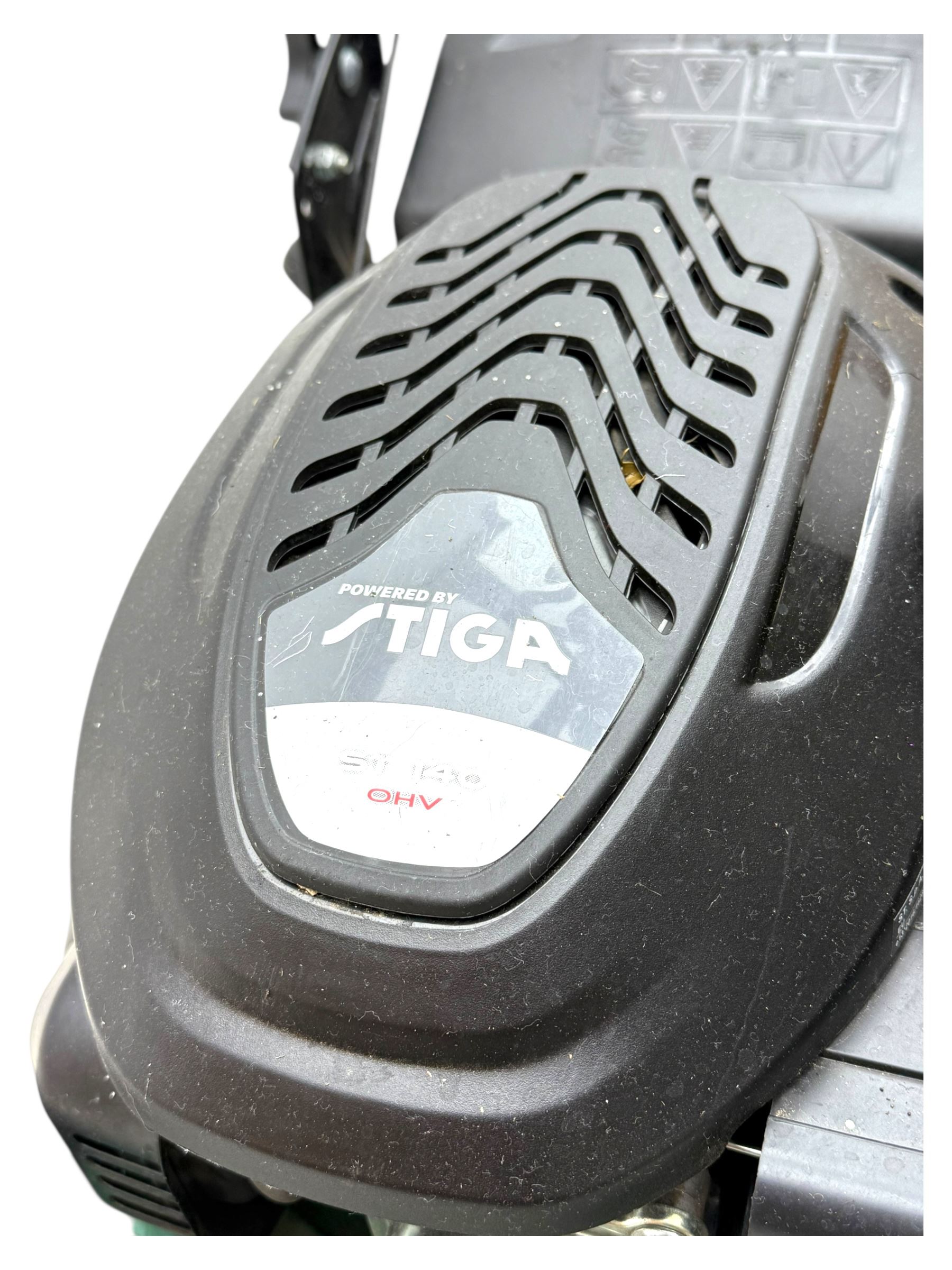 Atco Quattro 16s petrol lawn mower, powered by stigma ST140 petrol engine lawn mower