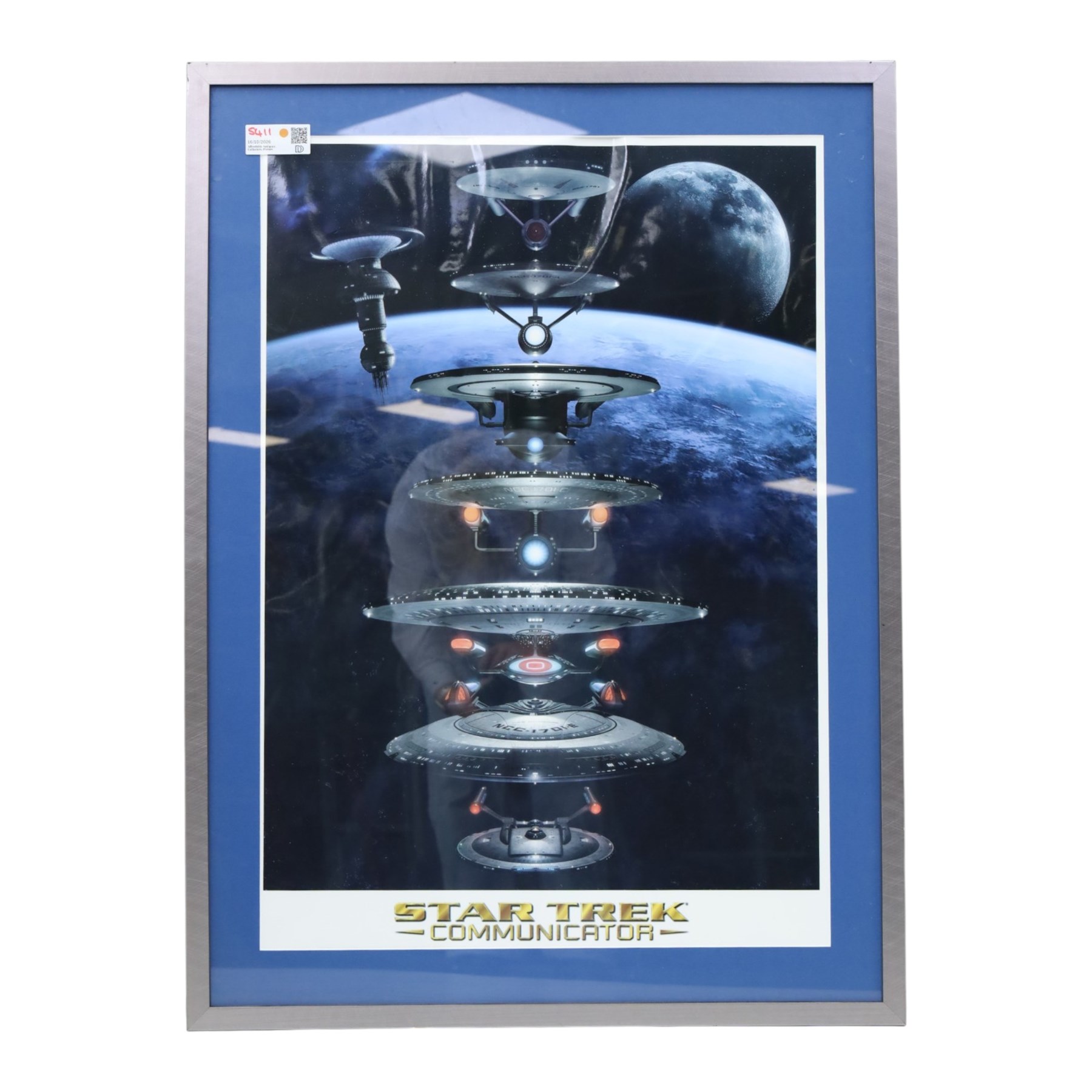 Ten Star Trek prints, including limited edition prints by James Cukr, 20th Anniversary lithograph, Dynamic Forces lithographs, signed Women of Star Trek print, all framed, etc largest 112cm x 83cm