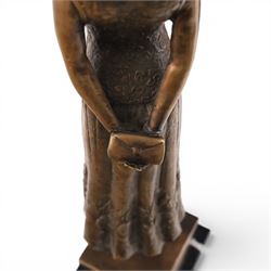 After Chiparus three Art Deco figures modelled dances, H60cm 