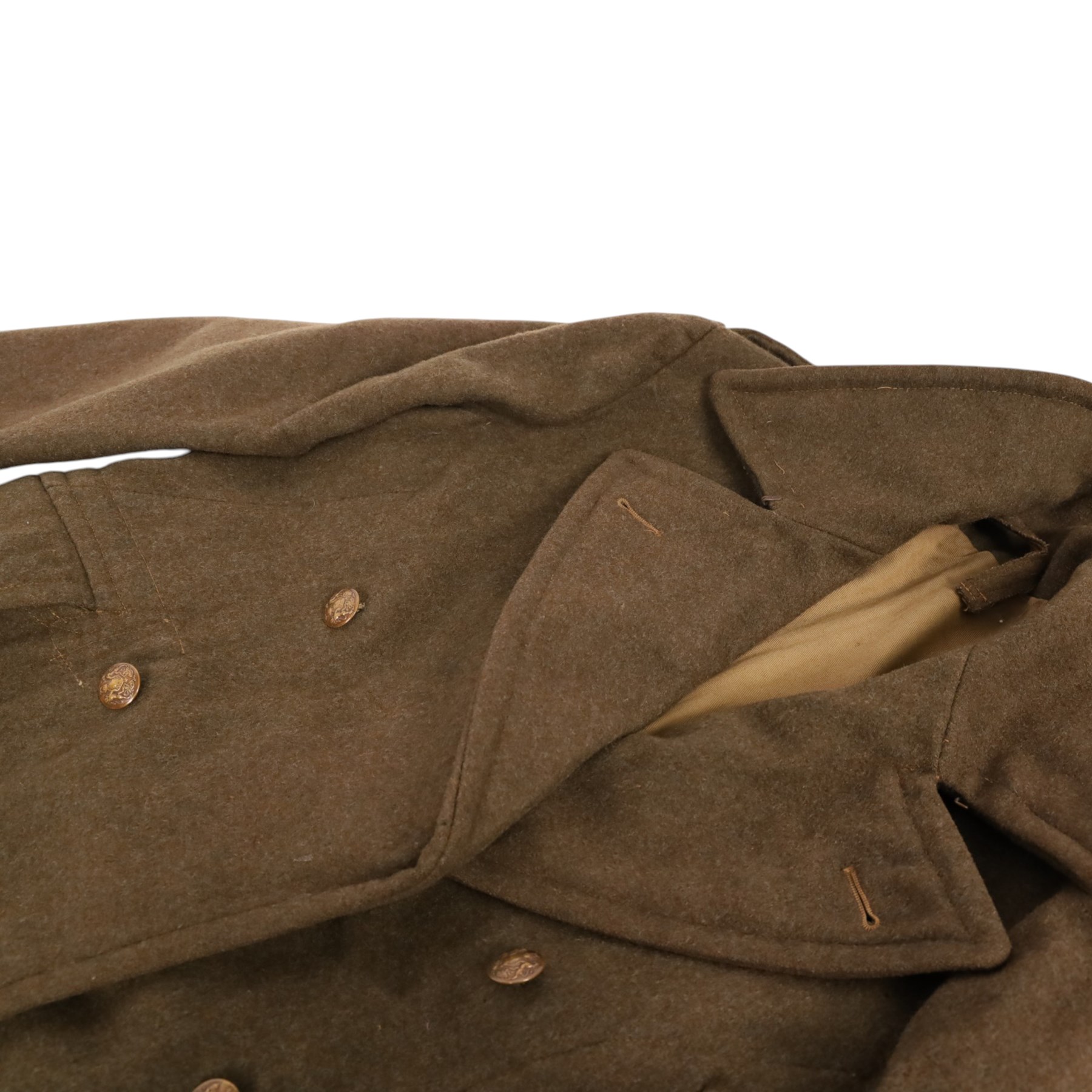 WWII British Army Great Coat, 1939 pattern, L120cm