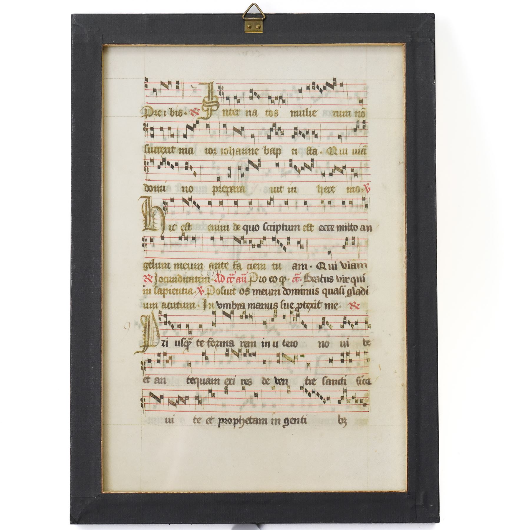 Wheler, George - 'A Journey into Greece' in company of Dr Spon of Lyons, printed for William Cademan et al, first edition 1682 ex libris Johannes Clarke in vellum covered boards, a double sided vellum page of music and a single sided vellum page, both in Latin and framed (3)