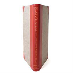 Blaeu's Atlas of England, Scotland, Wales and Ireland - facsimile reprint of Blaeu's maps, limited edition 40/500, published Thames and Hudson, London, half morocco, folio in slip case