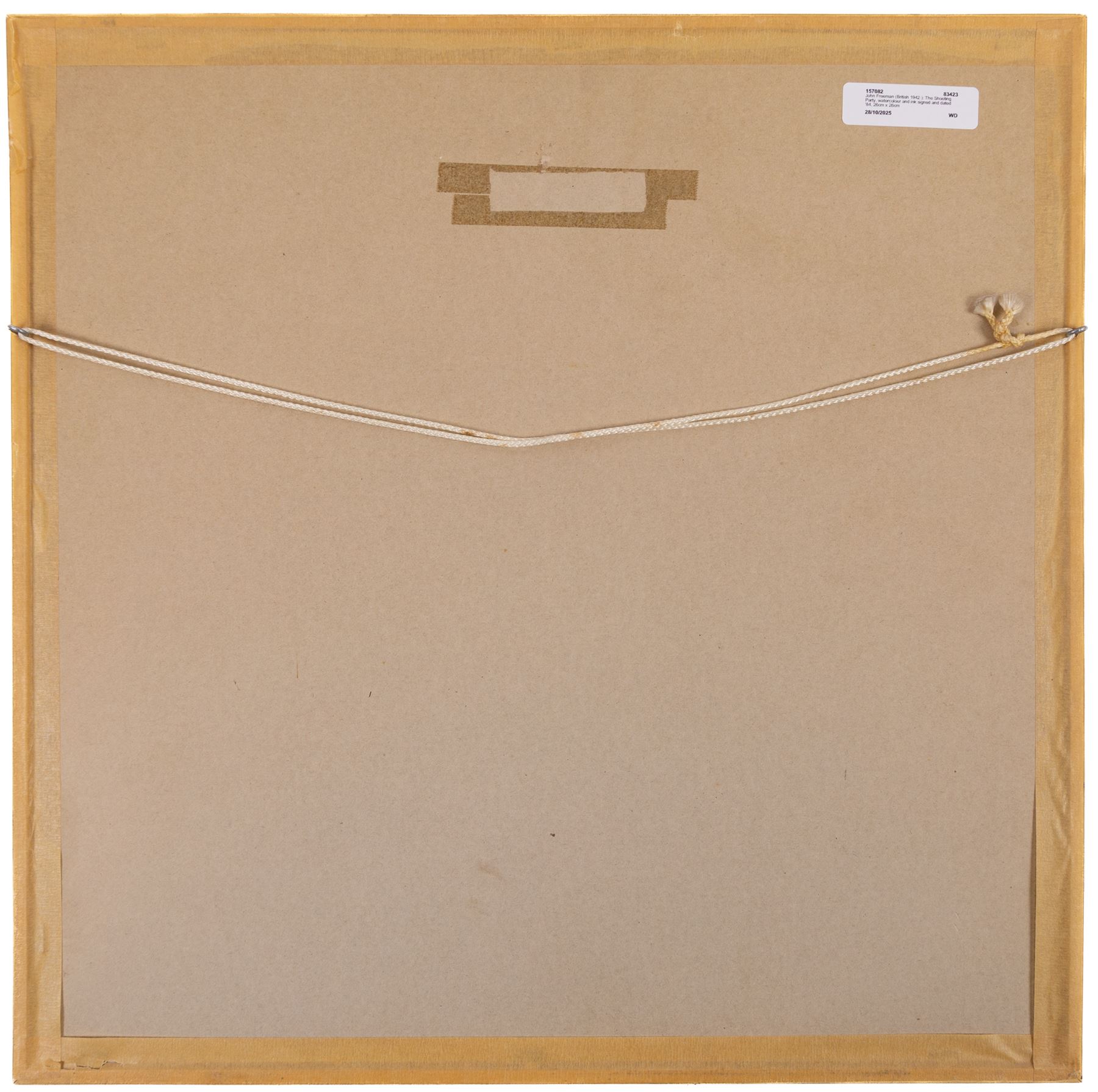 John Freeman (British 1942-): The Shooting Party, watercolour signed and dated '84, 26cm x 26cm