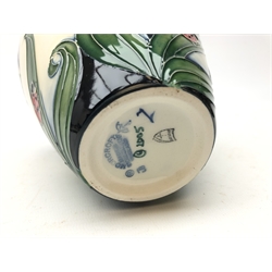  Moorcroft Fly Away Home pattern vase, designed by Rachel Bishop, H18cm   