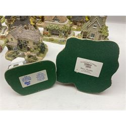 Eight Lilliput Lane limited edition Beatrix Potter models, including Buckle Yeat, Tabitha Twitchits Shop and Ginger Pickles Shop, together with twelve Lilliput Lane models from the Blaise Hamlet collection, including Dial Cottage, Diamond Cottage and Vine Cottage, all with deeds and original boxes (20)
