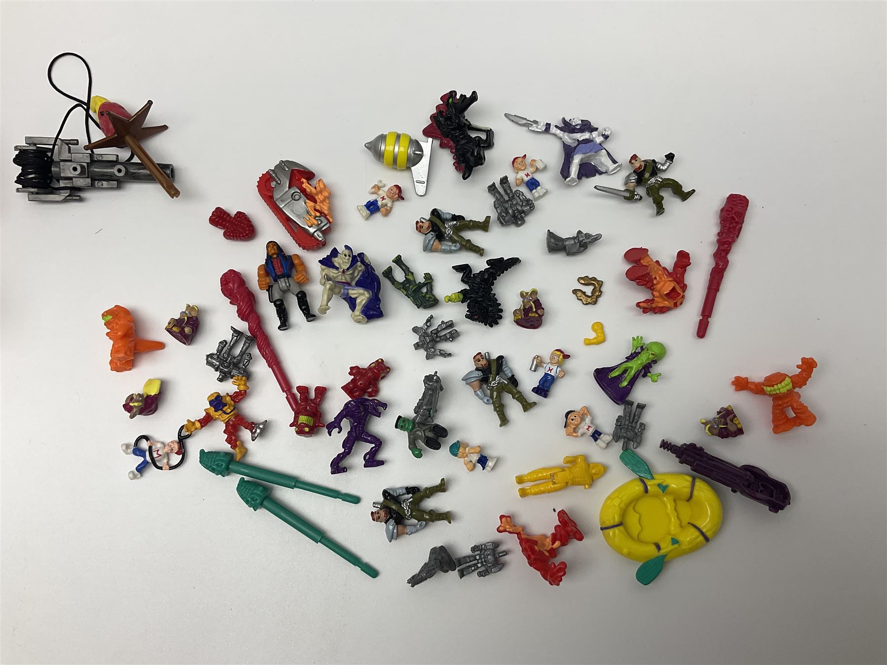 Mighty Max, 1990s Bluebird Toys PLC, large play sets Mighty Max Takes Terror Talons, Mighty Max Blasts Magus, Mighty Max Storms Dragon Island; six further Doom Zones, three Horror Heads and assorted related mini figures and accessories 