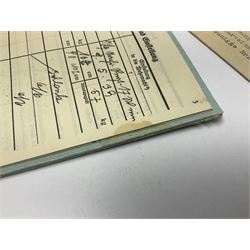 WW2 German Luftwaffe Service Record Folder and Book