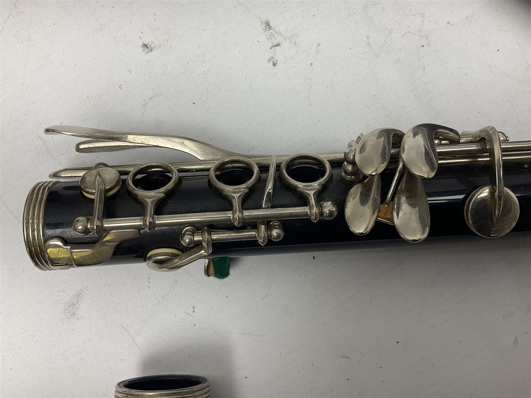 John Packer JP121 Mk.IV five-piece clarinet, serial no.12109992; in original case; and B & H 78 four-piece clarinet, serial no.1107309; cased (2)