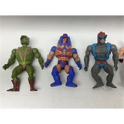 Collection of 80s-00s collectable figures from Lord of the Rings, Masters of the Universe, Thunderbirds etc