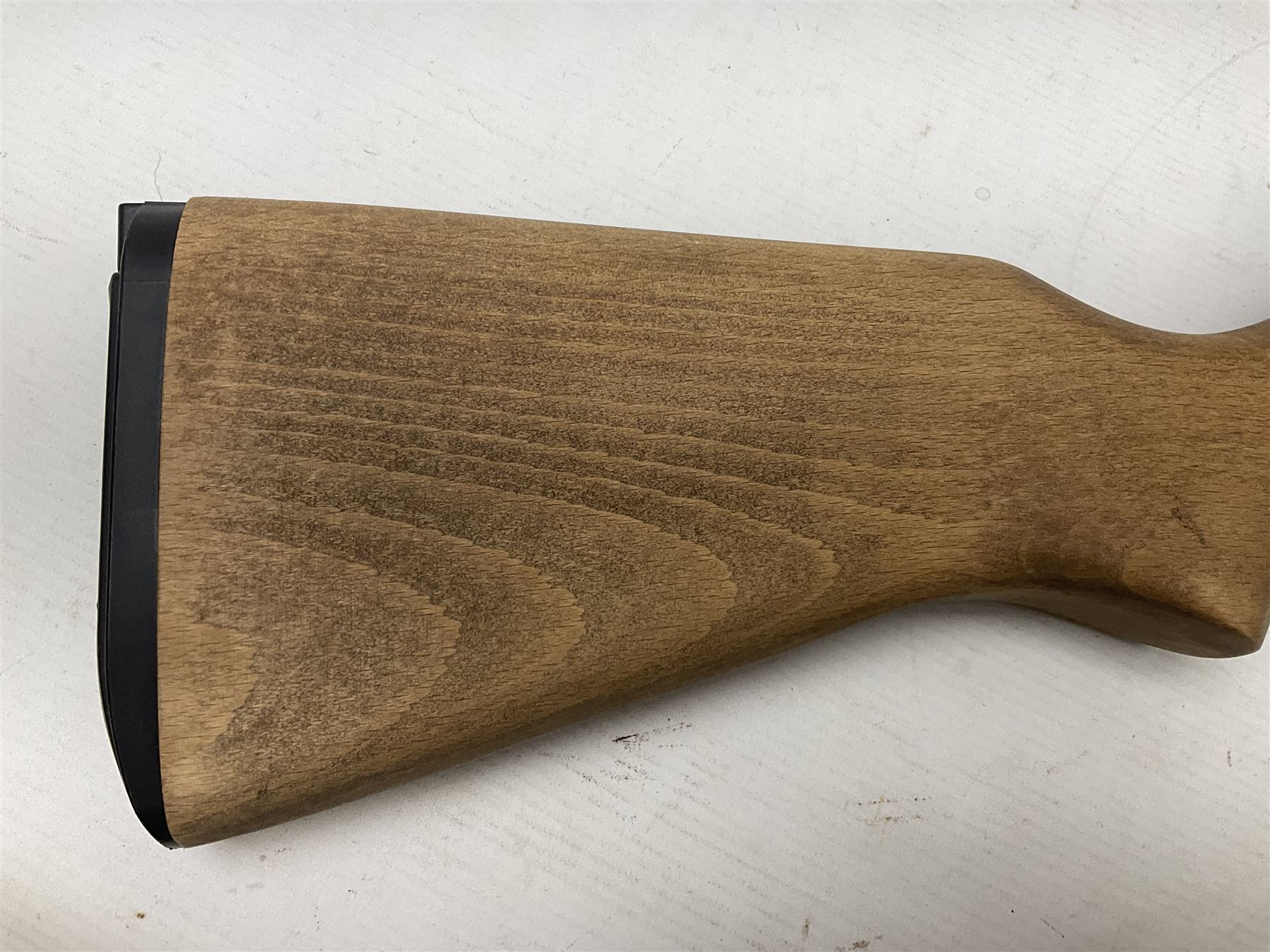 Springfield Armory M1A .22 cal. air rifle with under-lever action and wooden stock; serial no.6300, L116cm overall; in original cardboard box  NB: AGE RESTRICTIONS APPLY TO THE PURCHASE OF AIR WEAPONS.