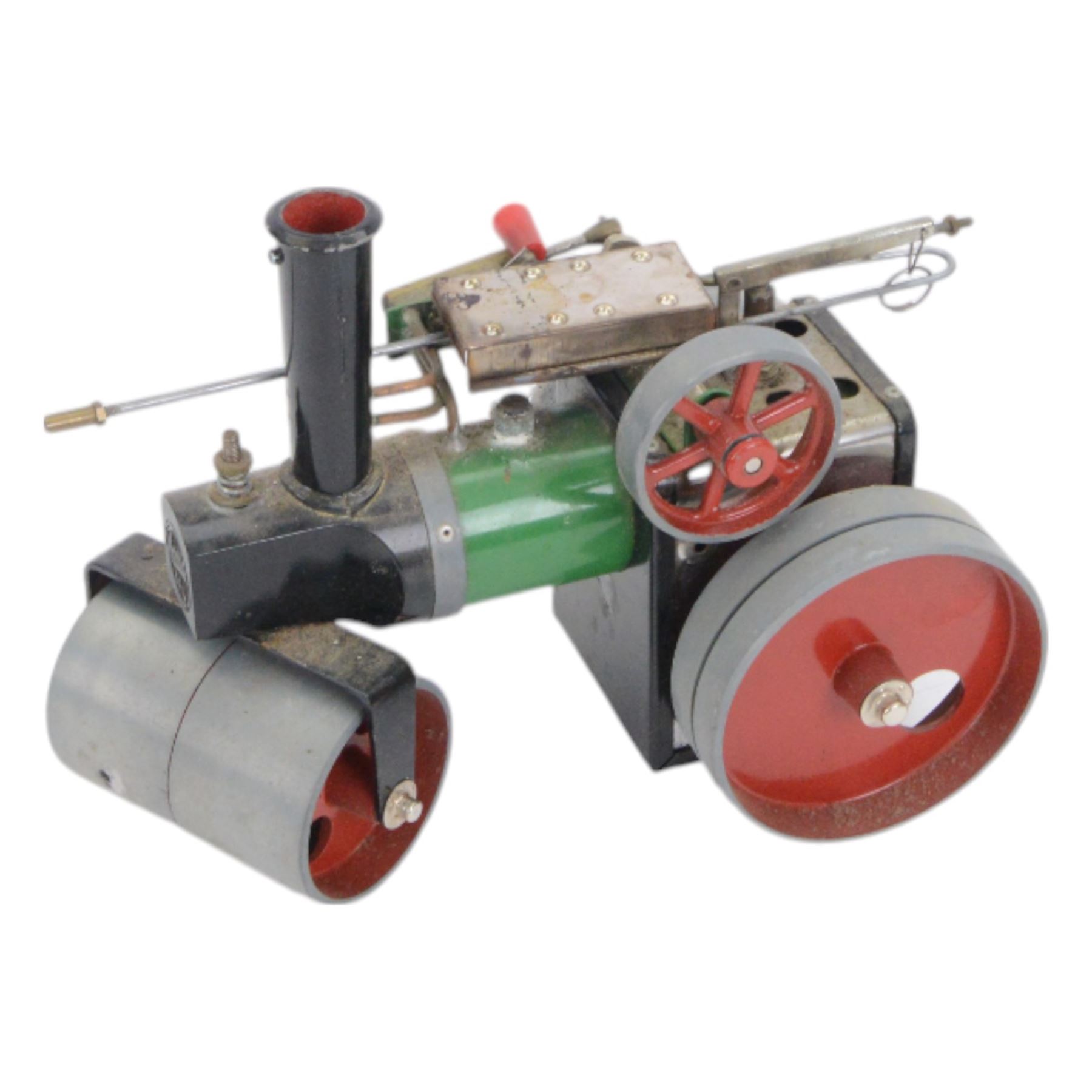 Mamod Steam Roller SR1a and Lumber Wagon, lumber wagon boxed