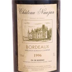 Chateaux Naujan 1996 Bordeaux Jeroboam, 5l 11.5% vol, in box 