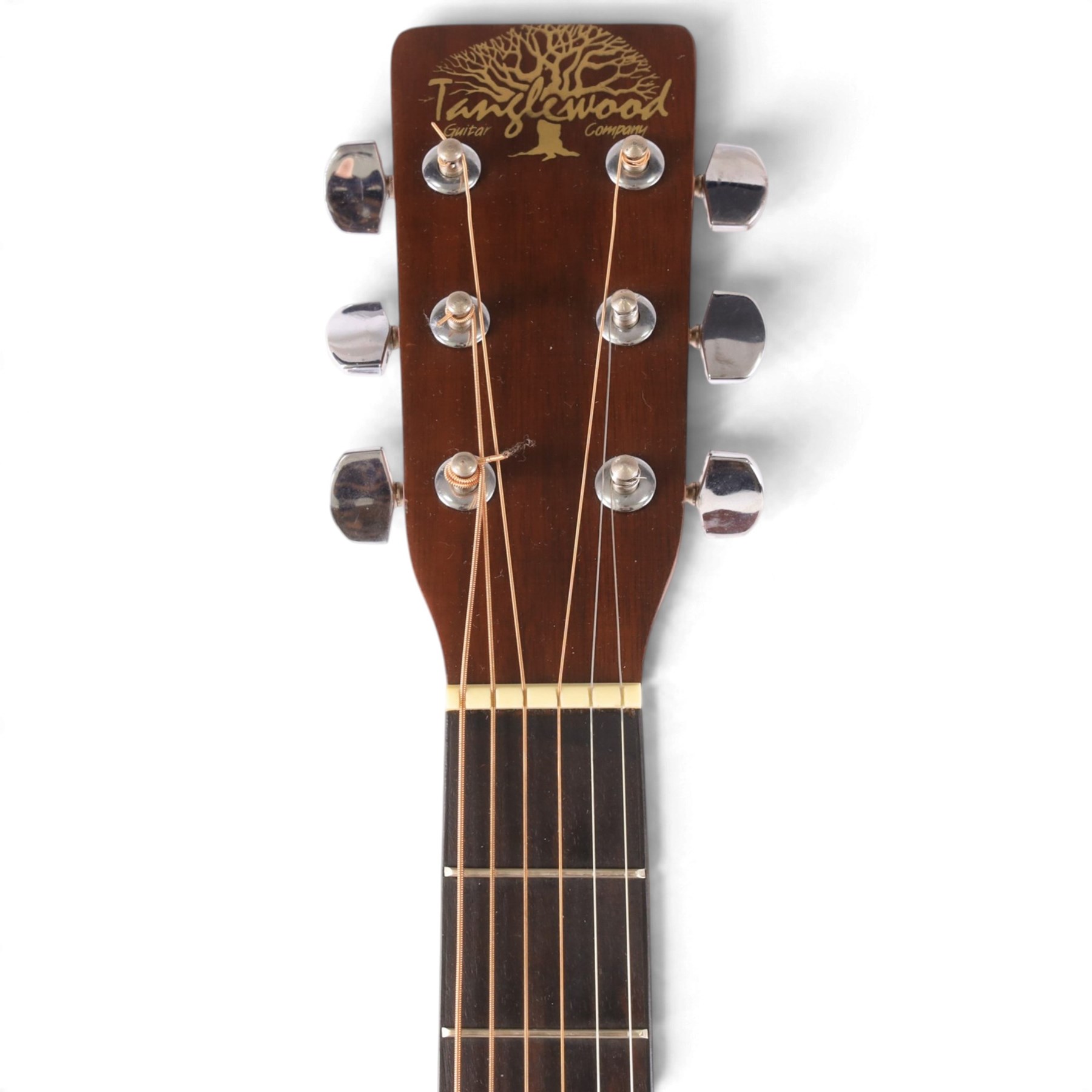 Tanglewood TW-400SM acoustic guitar, made in Korea, L105cm