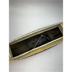 Early 20th century Gebruder Bing tinplate clockwork liner 'Leviathan', model no. B-49, H14.5cm, W37cm