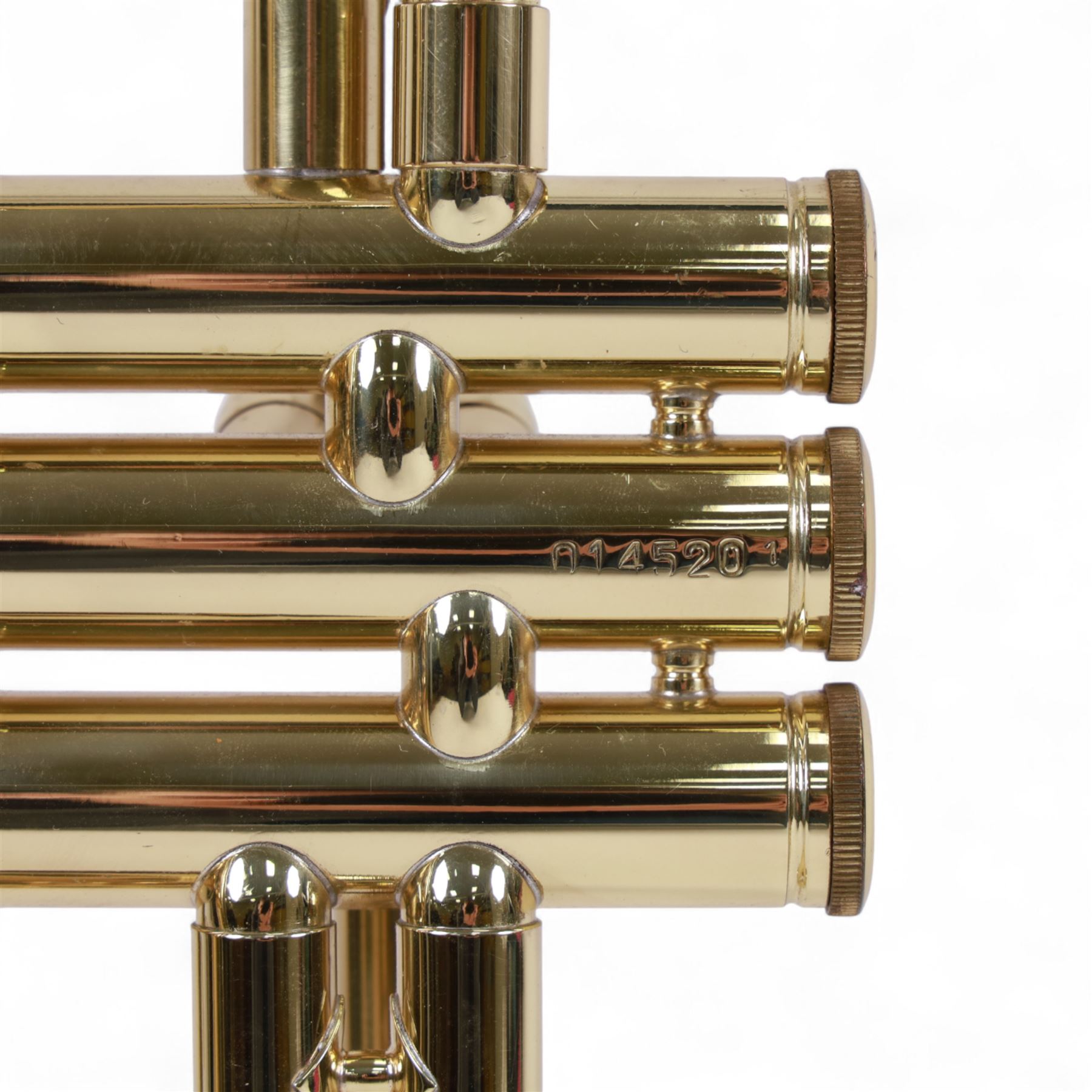 Amati Kraslice B flat trumpet-model ATR201 in velvet lined hard case, with mouthpiece. 