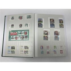 Queen Elizabeth II mint decimal stamps,  housed in stock book folder, face value of usable postage approximately 1160 GBP