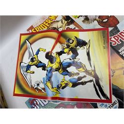 Spider-Man comics (1982-1985) nos 500-527, 529-535, 537-552, 579-602, 604-614, 620-626, and 628-631 (97)