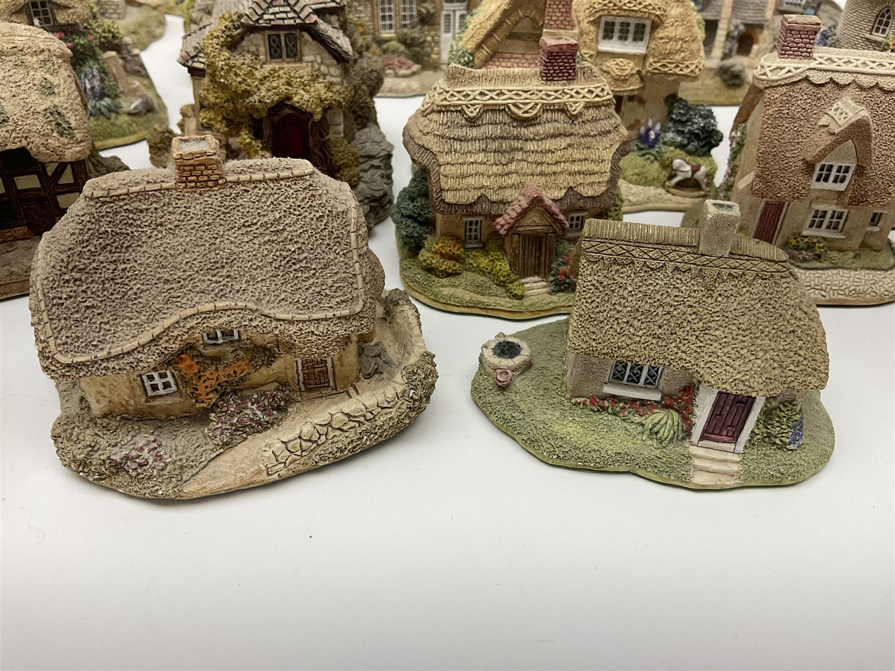Twenty five Lilliput Lane, to include Village School, Greensted Church, The Chocolate House etc 