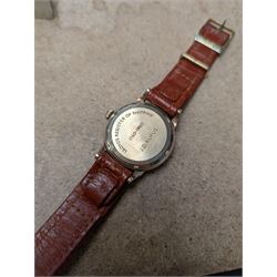 J.W.Benson gentleman's 9ct gold presentation manual wind wristwatch