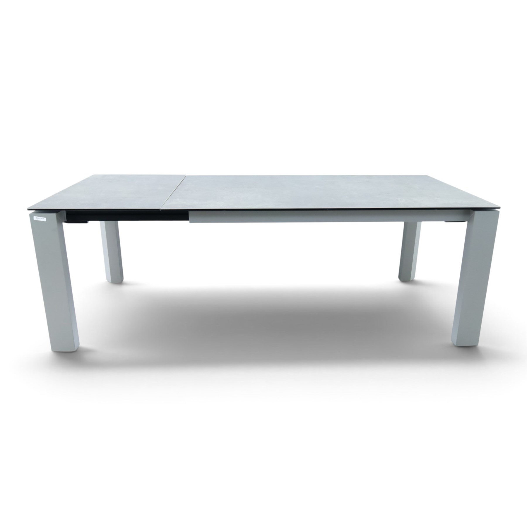 Calligaris - 'Omnia' extending dining table with ceramic top, with set eight 'Aida' dining chairs