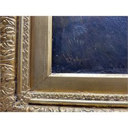 William Perring Hollyer (British 1834-1922): Cattle Watering in the Highlands, oil on canvas signed 60cm x 90cm