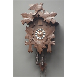  Early 20th century Black Forest style cuckoo clock, H33cm  