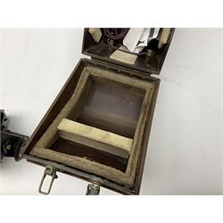 WW2 Air Ministry Bubble Sextant Mk. IXA 6B/218 No.561/44 in original box; and Air Ministry Lamp Signalling Type 