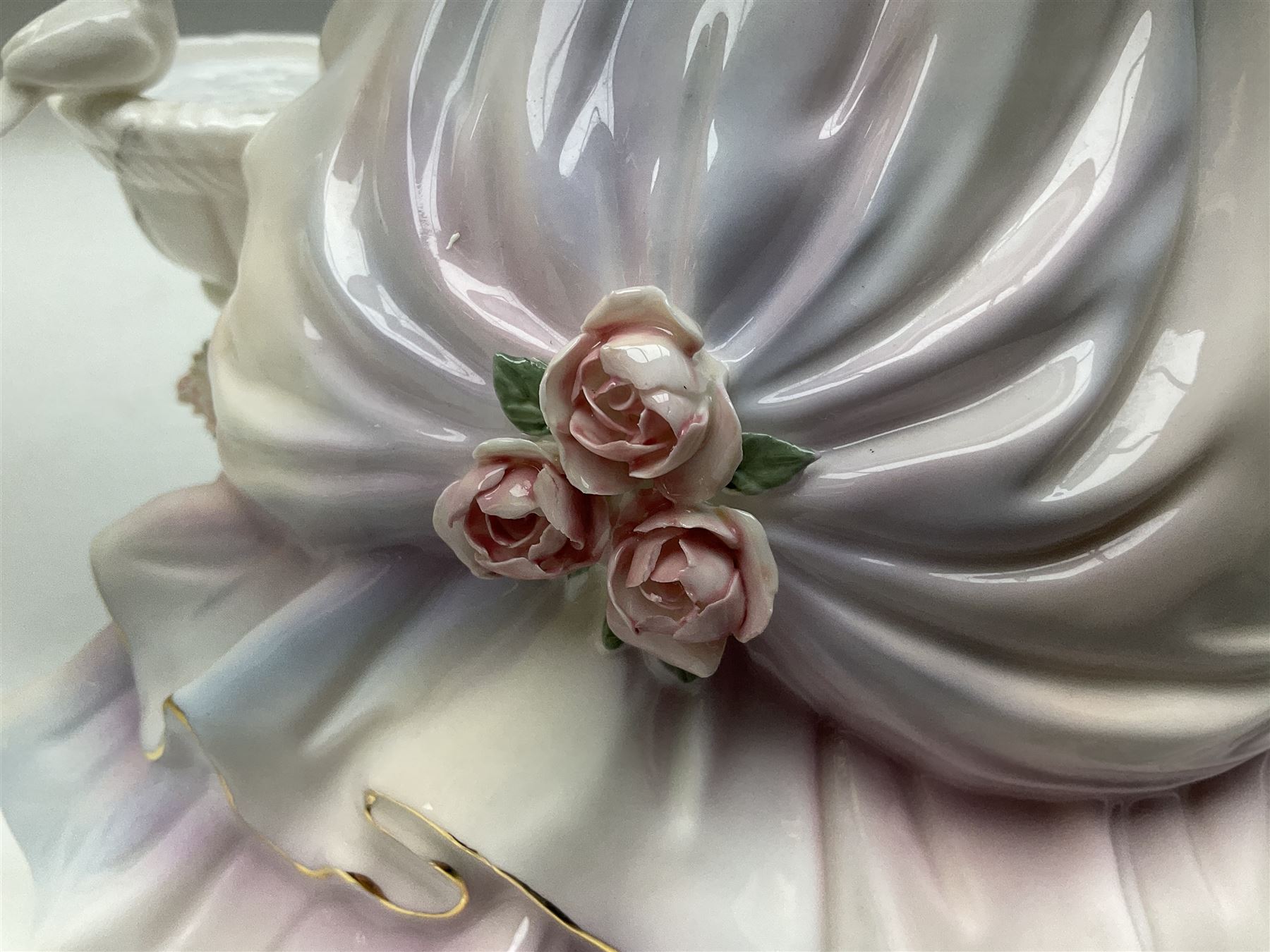 Coalport figure, Secret Garden, designed by Sue McGarrigle, with original box and certificate of authentication, H26cm