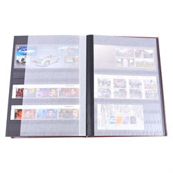 Queen Elizabeth II mint decimal stamps in one folder, face value of usable postage approximately 800 GBP