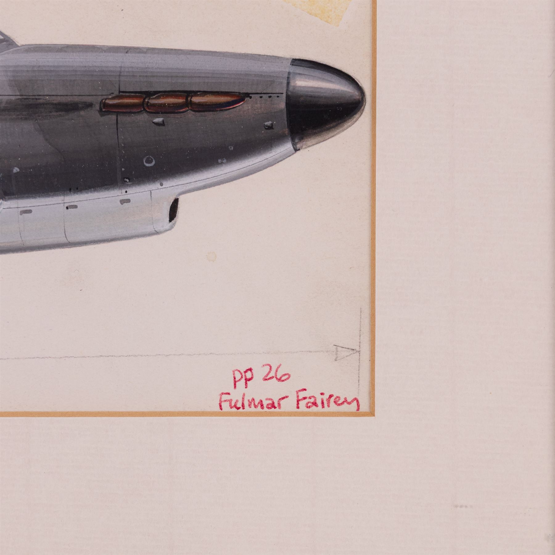 John Batchelor (British 1936-2019): Aircraft Studies, set of eleven gouaches variously signed and inscribed, max 35cm x 52cm (11)