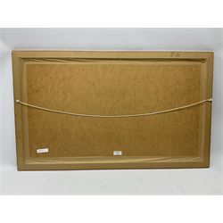 Edwardian shop advertising calendar for Bristow & Co. Ltd Tea Specialists of Hull 1905 depicting a half length portrait of a pensive young lady entitled 'Our Father', 73 x 47cm, oak and gilt frame and After J Stead (British 20th century): 'Bird's Eye View of the Town of Kingston-upon-Hull', reproduction lithograph pub. 1990, 49cm x 87cm (2). NOW UNFRAMED. 